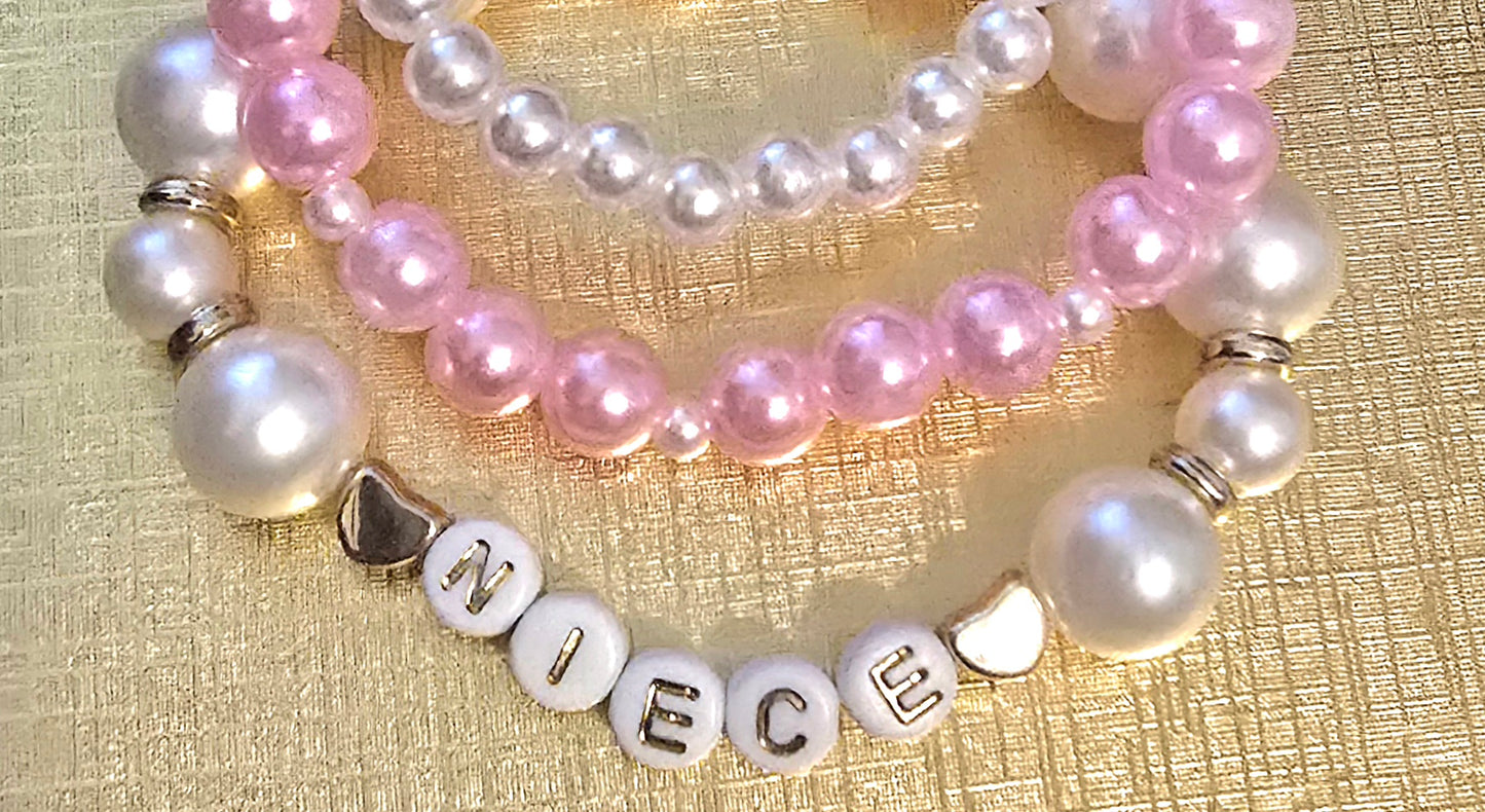 Niece-Cancer Awareness Bracelet (Who Do You Walk For?)