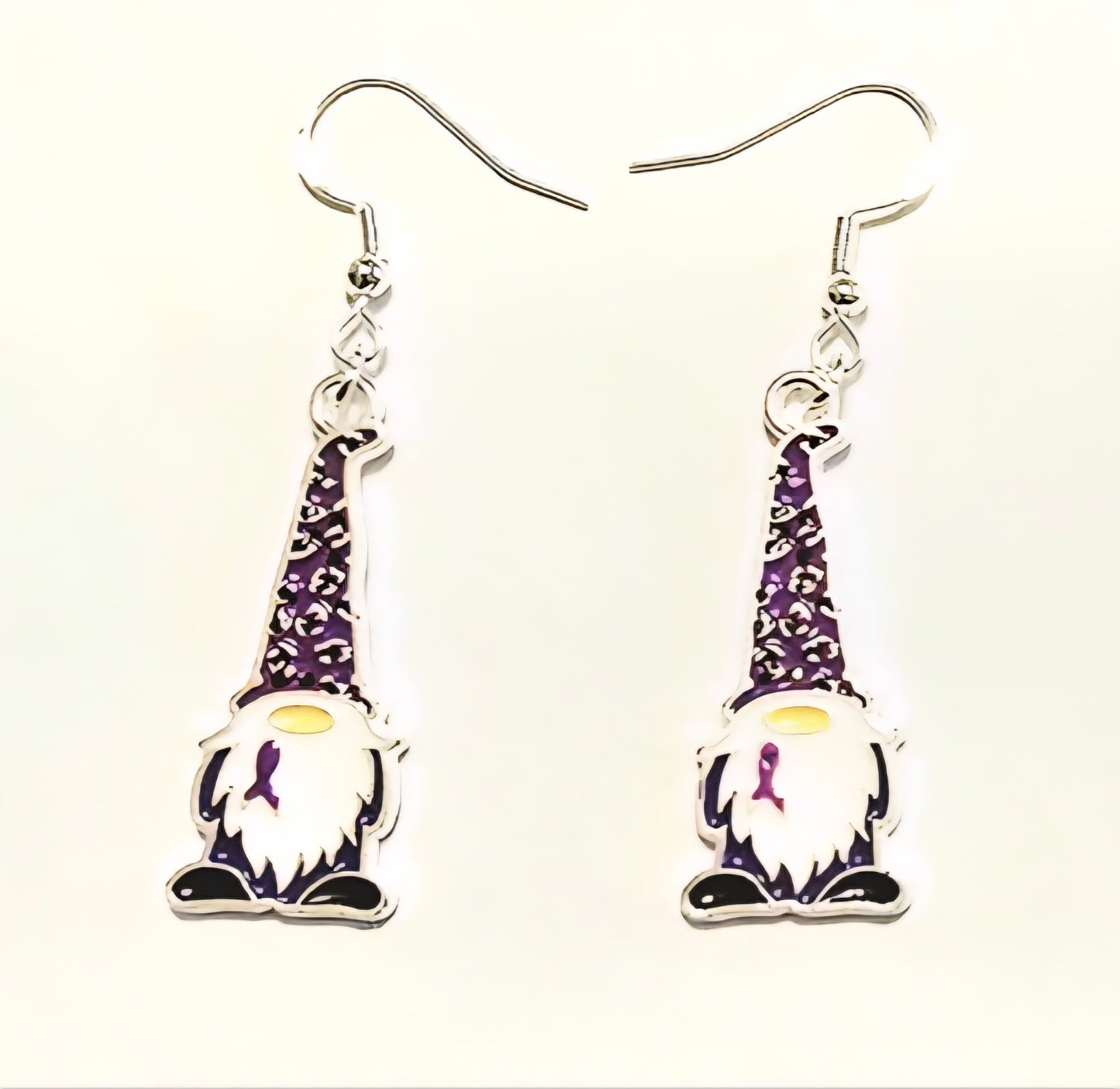 Purple Domestic Violence Earrings