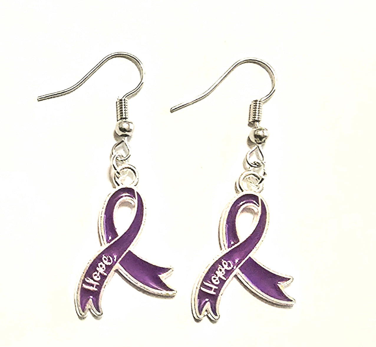 Purple Domestic Violence Earrings