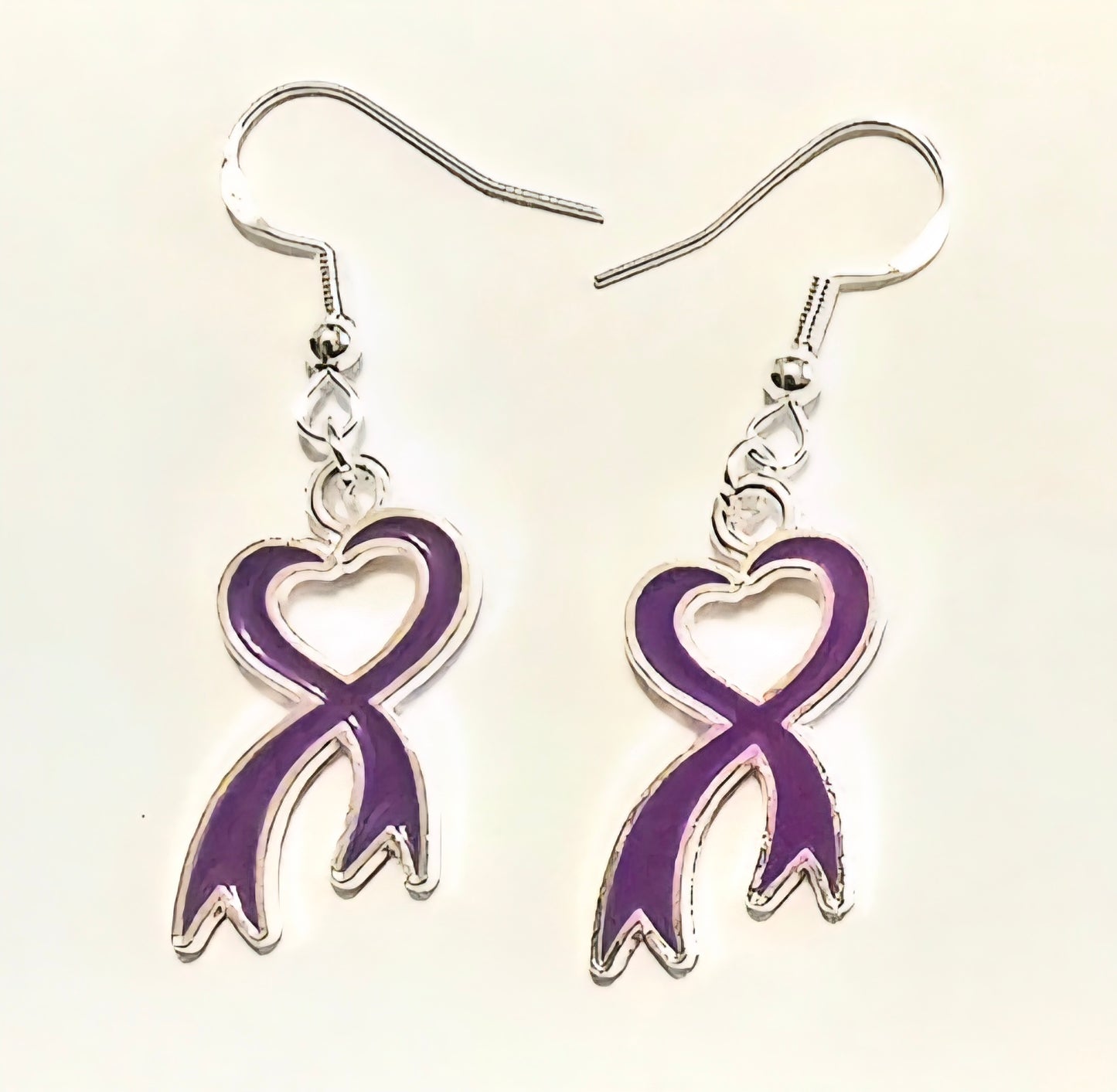 Purple Domestic Violence Earrings