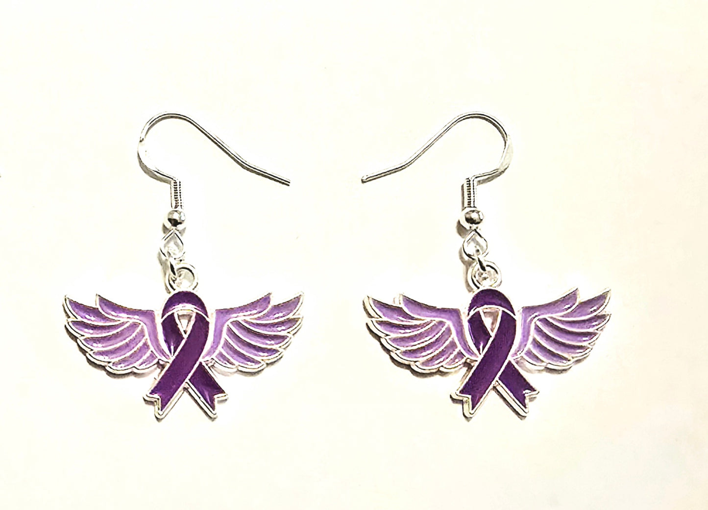 Purple Domestic Violence Earrings